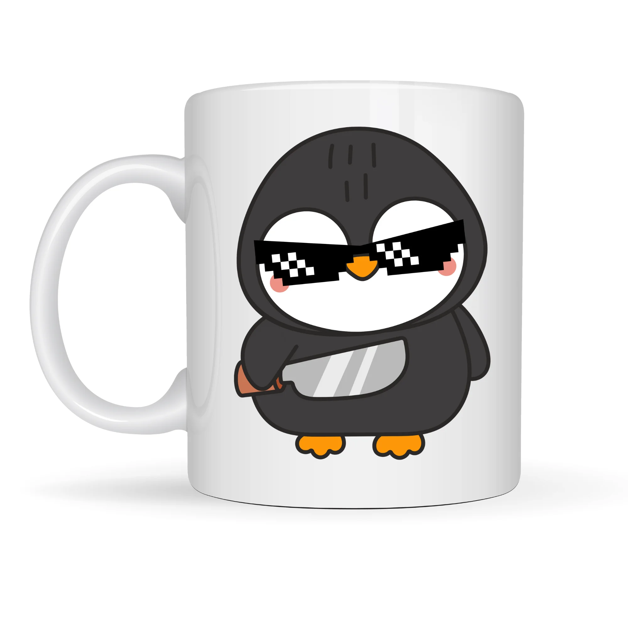 Havalı Penguen Tasarımlı Porselen Kupa - Eğlenceli, Cool & Enerjik Kahve Kupası Fiyatı, Yorumları ve Özellikleri