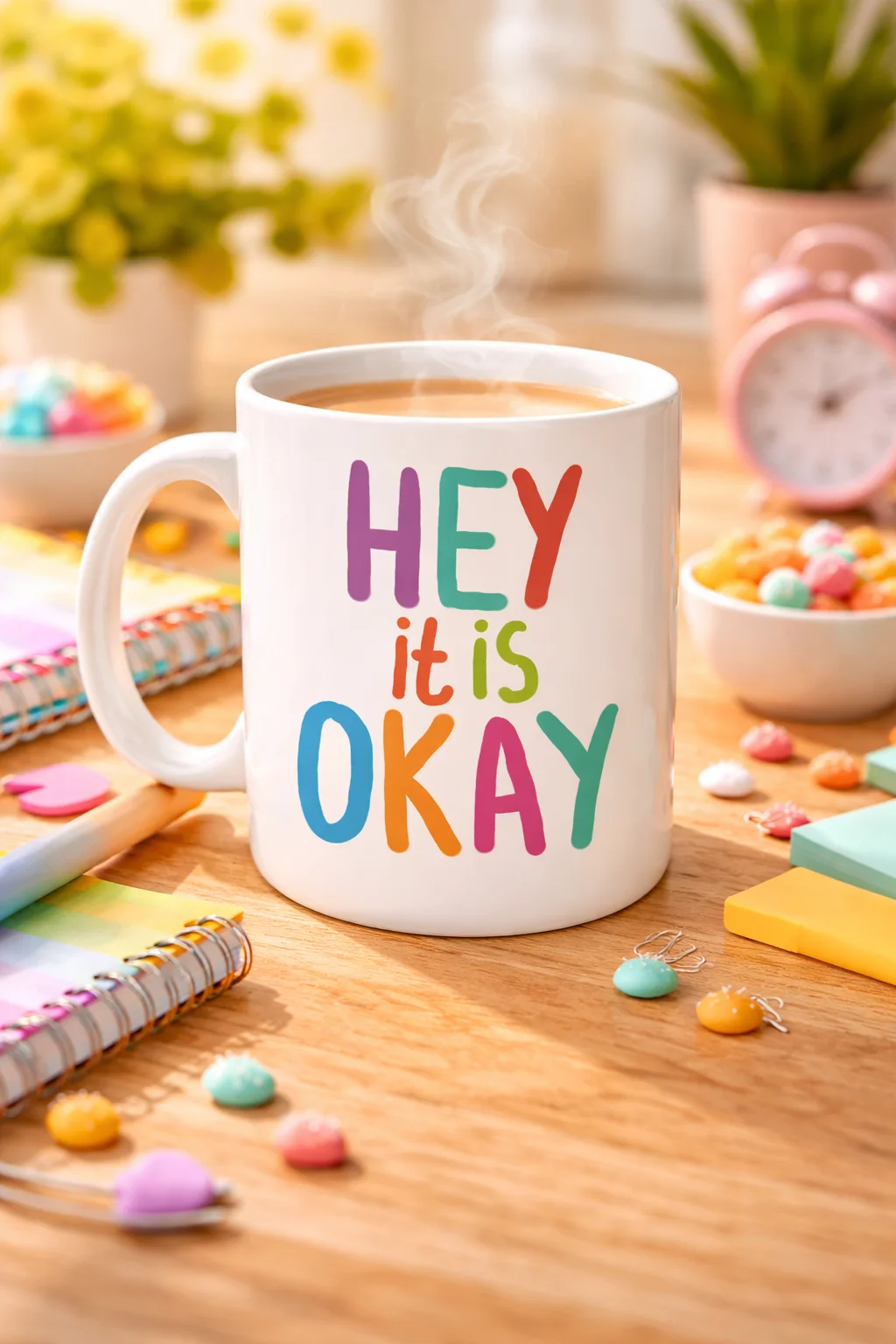 Northcity Hey It Is Okay Motivasyon Kupası - Moral Veren Porselen