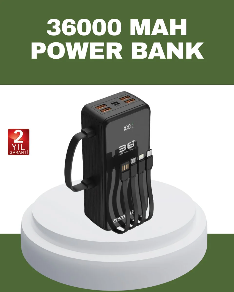 Hızlı Şarj Destekli Powerbank: Tüm Cihazlar İçin Pratik ve Kablosuz Çözüm