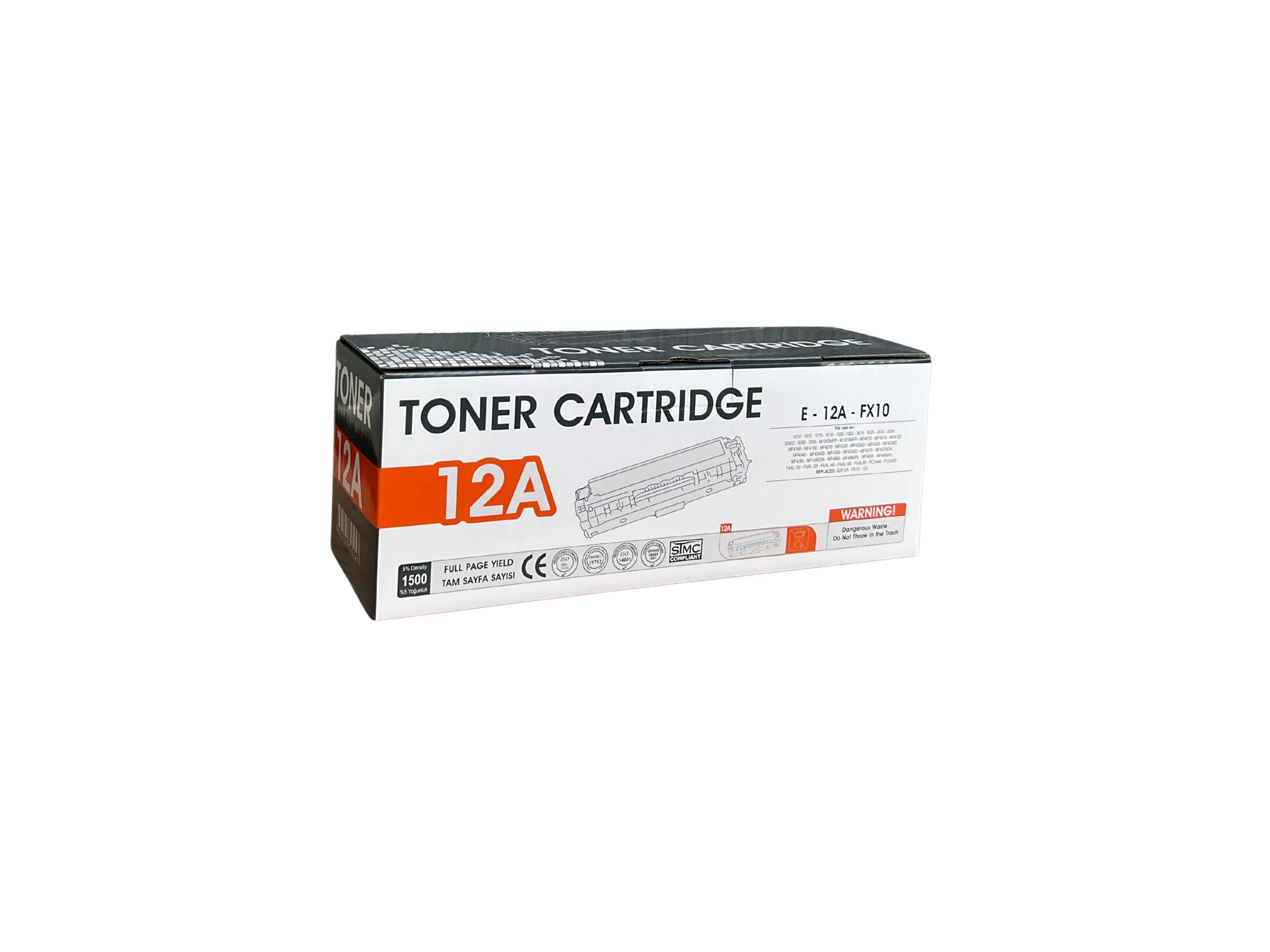 Northcity HP E-12A Q2612A-1010 FX10 103-303-703 Laser Toner Kartu