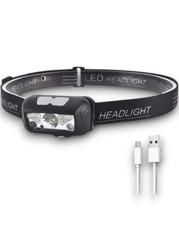 Northcity HS-43 Kafa Lambası - 4 Modlu Şarj Edilebilir LED Far, S