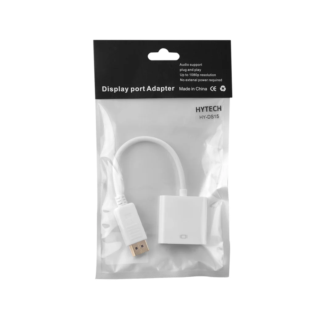 Northcity Hytech HY-DS15 Display Port To VGA 15cm Çevirici