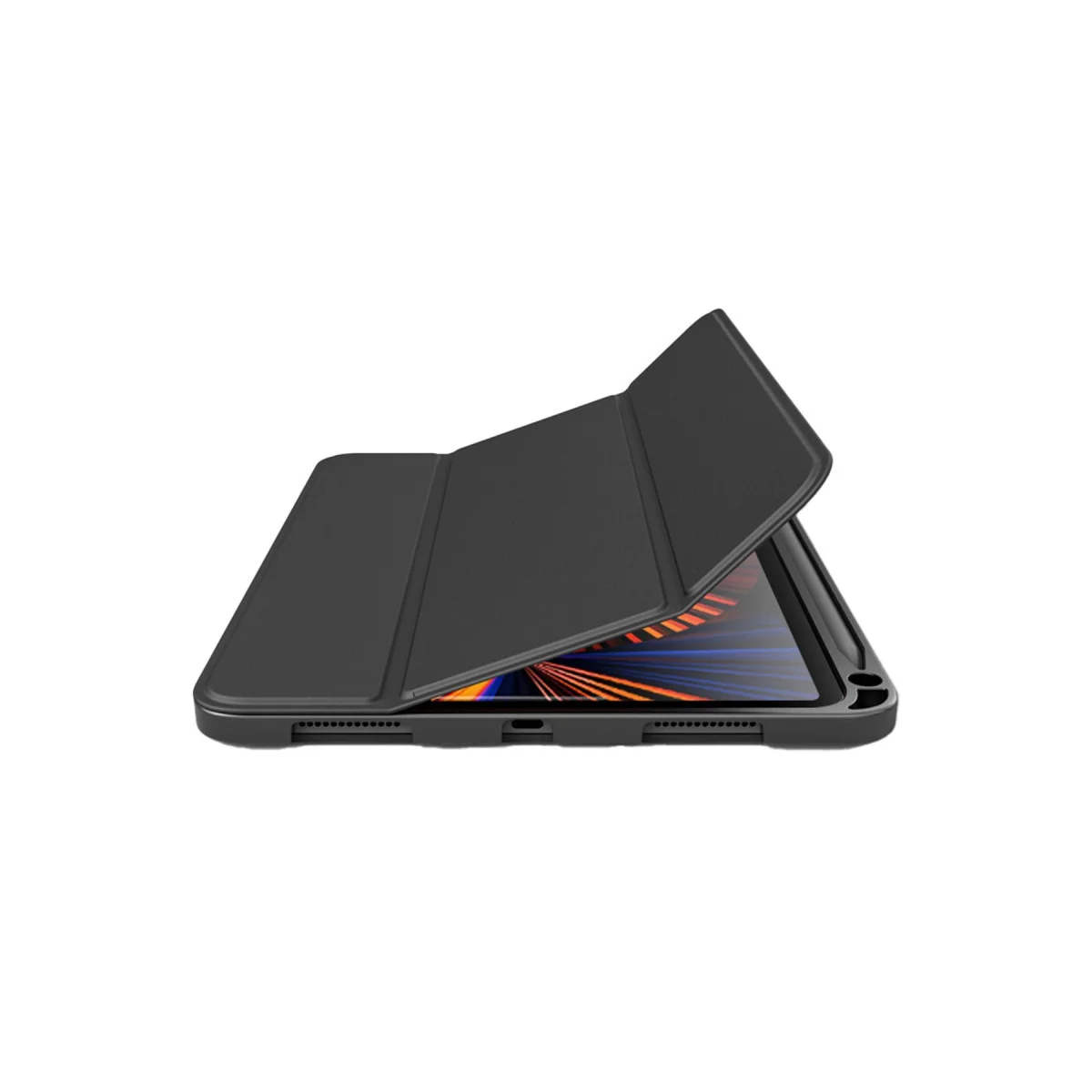Northcity iPad Pro 11 (2020) Focus Silikon Kılıf - Siyah Kalem Bölmesi ve Stand Özelliği