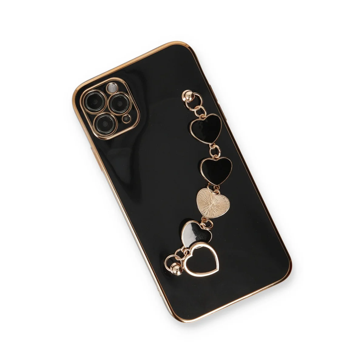 Northcity iPhone 11 Pro Esila Silikon Kılıf - Siyah, Şık Tutuş ve Güvenli Koruma