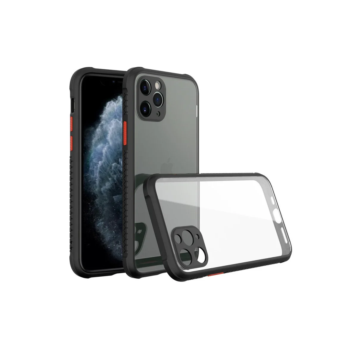 Northcity iPhone 11 Pro Max Miami Silikon Kılıf - Siyah