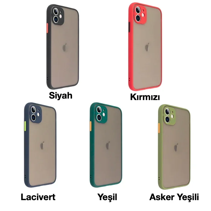iPhone 11 6.1" Kamera Korumalı Premium Silikon Kılıf – Çizilmeye Karşı Tam Koruma