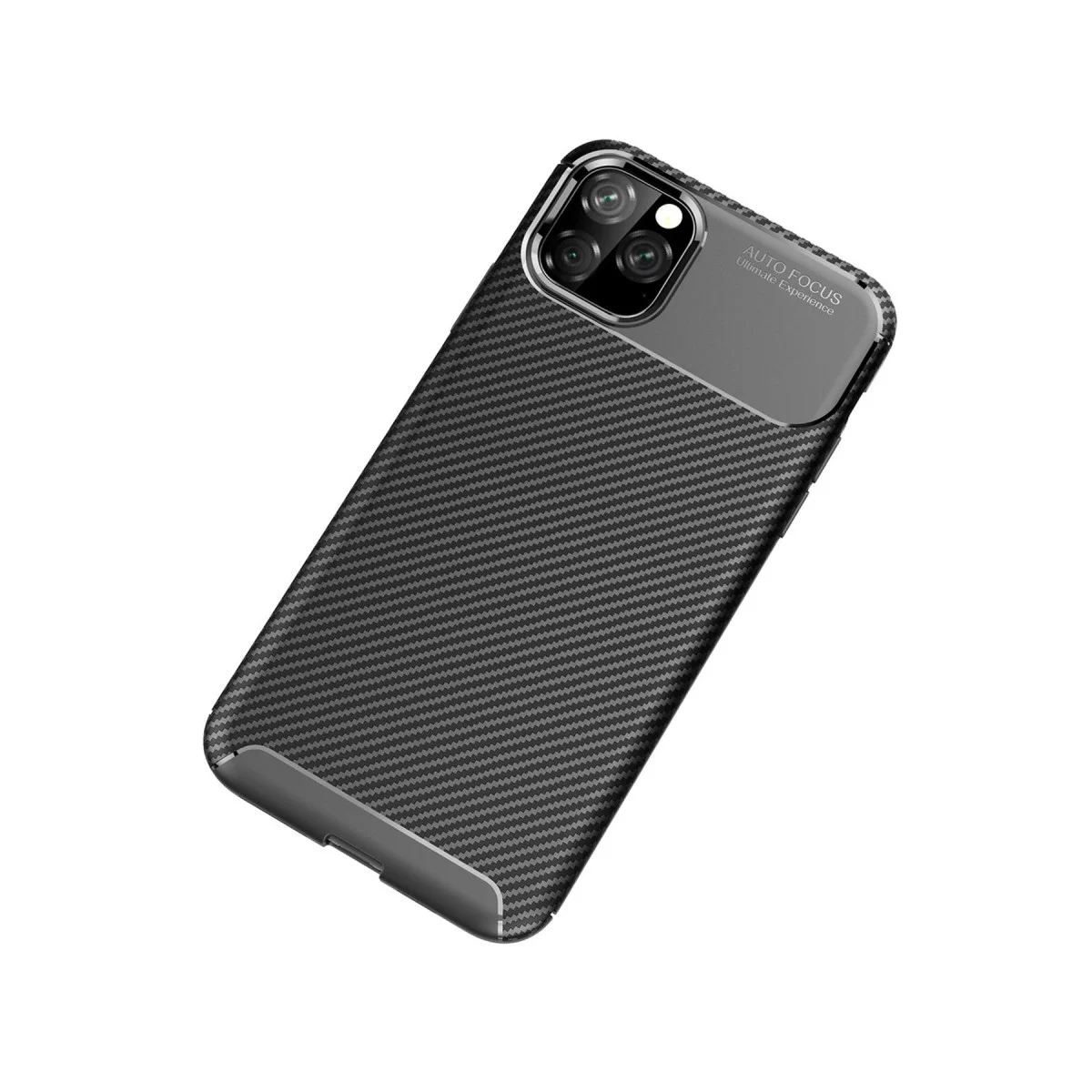 Northcity iPhone 11 Pro Max Karbon Kılıf Siyah - Auto Focus Yüksek Koruma