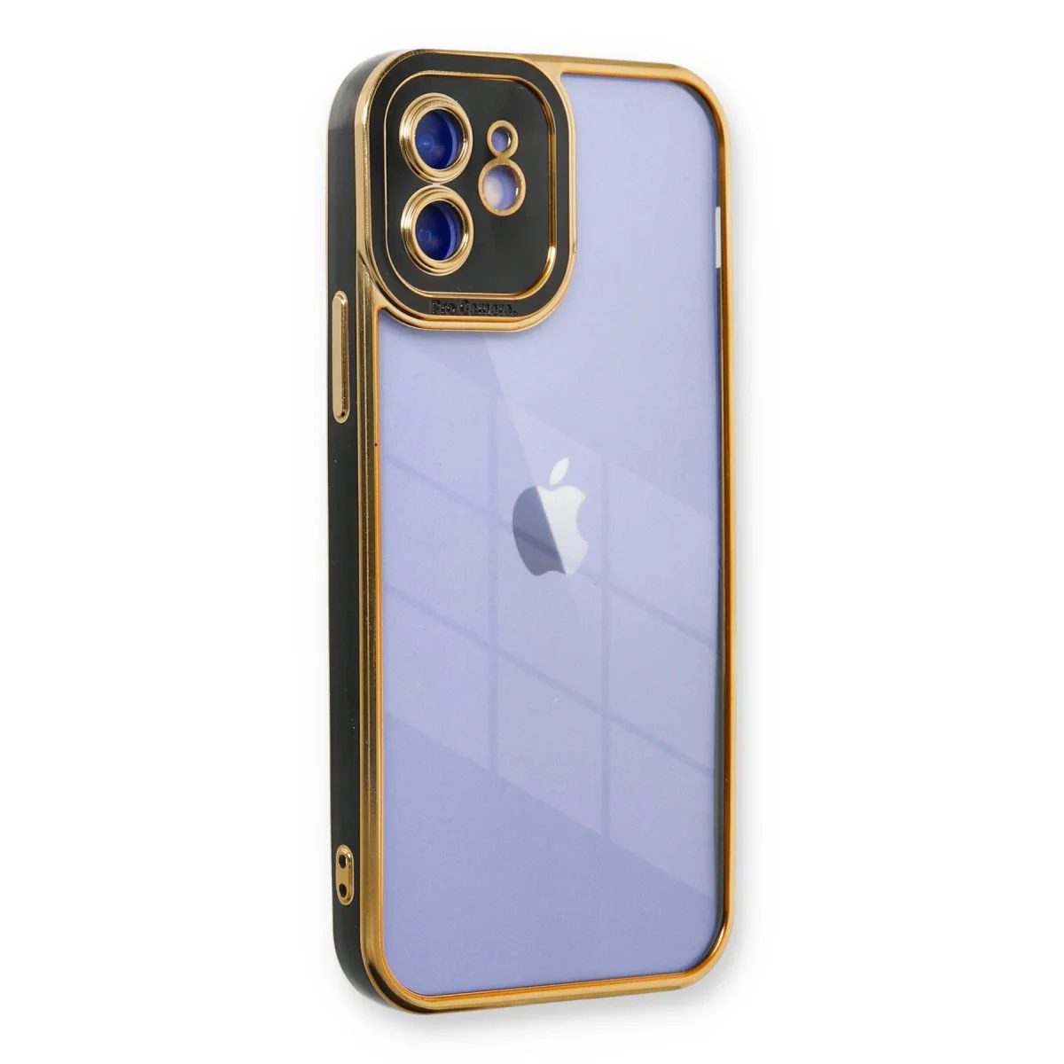 Northcity iPhone 12 Liva Lens Silikon Kılıf - Siyah, Gelişmiş Koruma ve Tasarım
