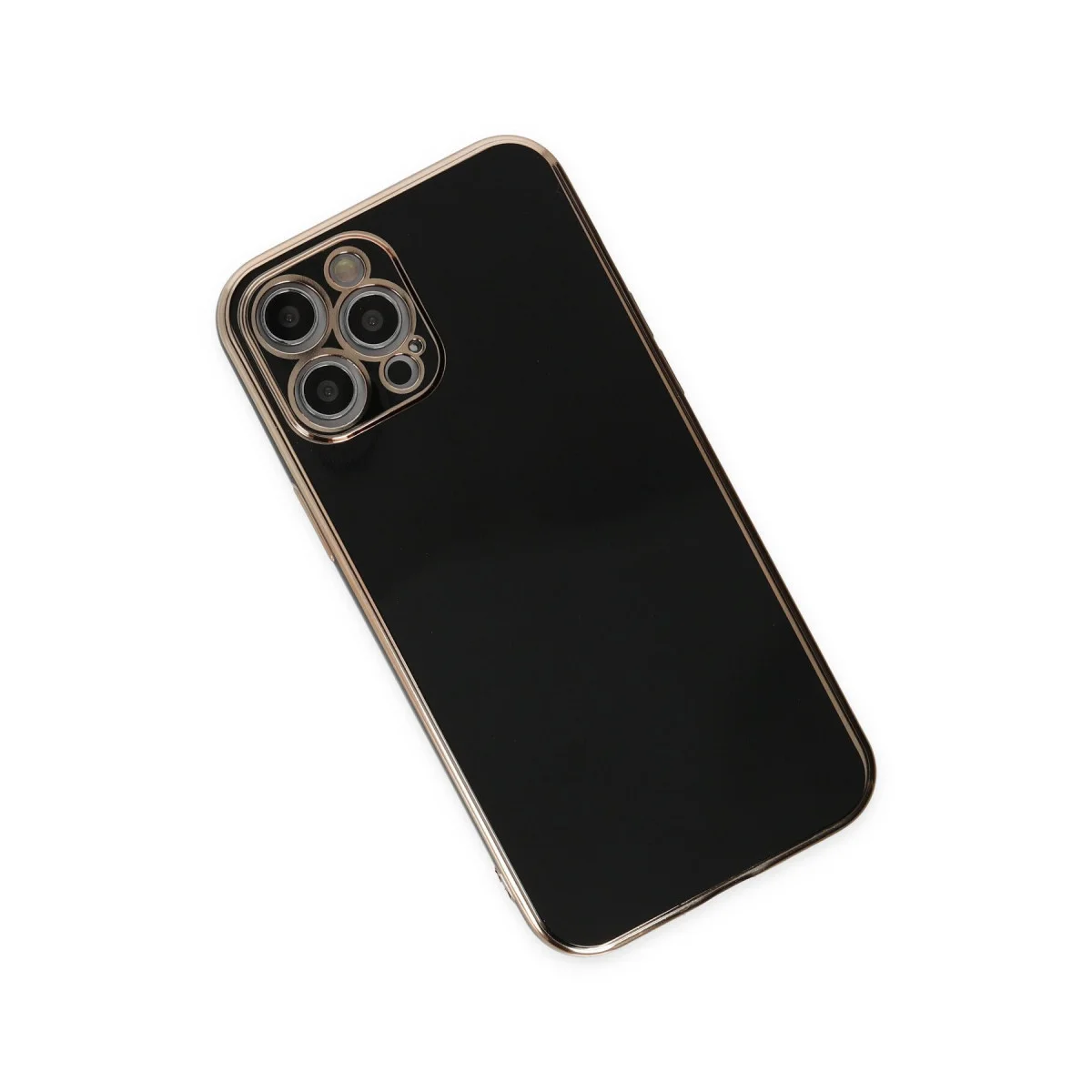 Northcity iPhone 12 Pro Silikon Kılıf Volet - Siyah