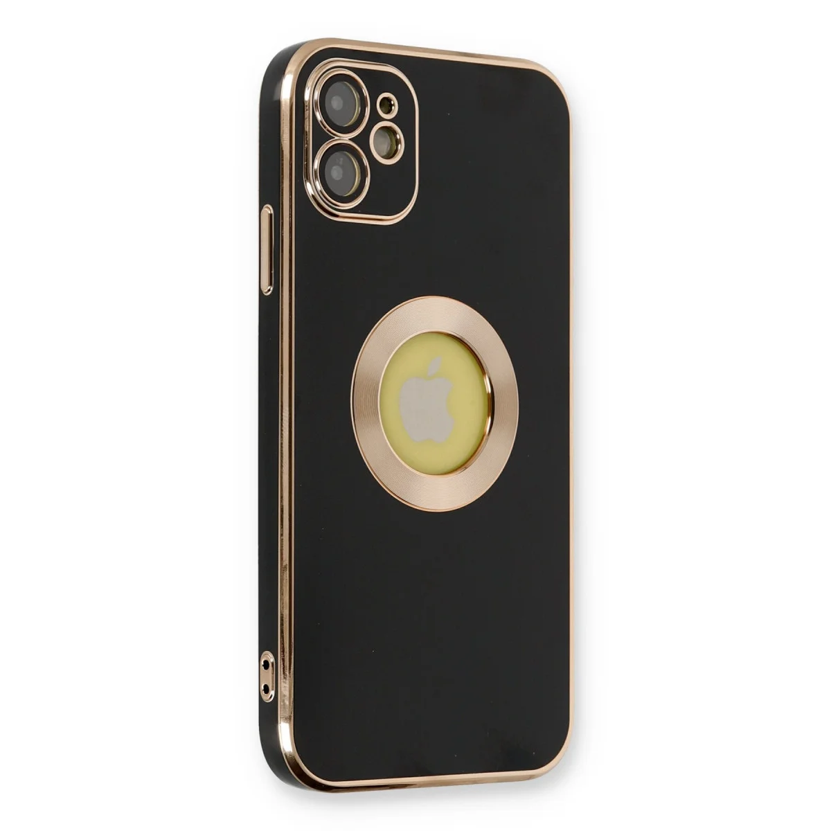 Northcity iPhone 12 Store Silikon Kılıf - Siyah (Yüksek Kaliteli ve Esnek Koruma)