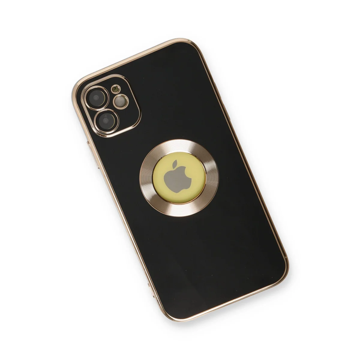 Northcity iPhone 12 Store Silikon Kılıf - Siyah (Yüksek Kaliteli ve Esnek Koruma)