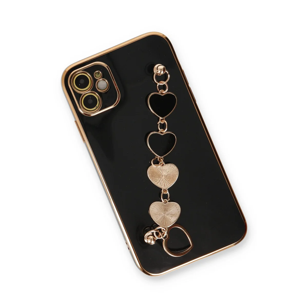 Northcity iPhone 12 Kılıf Silikon - Siyah, Esila Uyumlu, Şık ve Güçlü Koruması