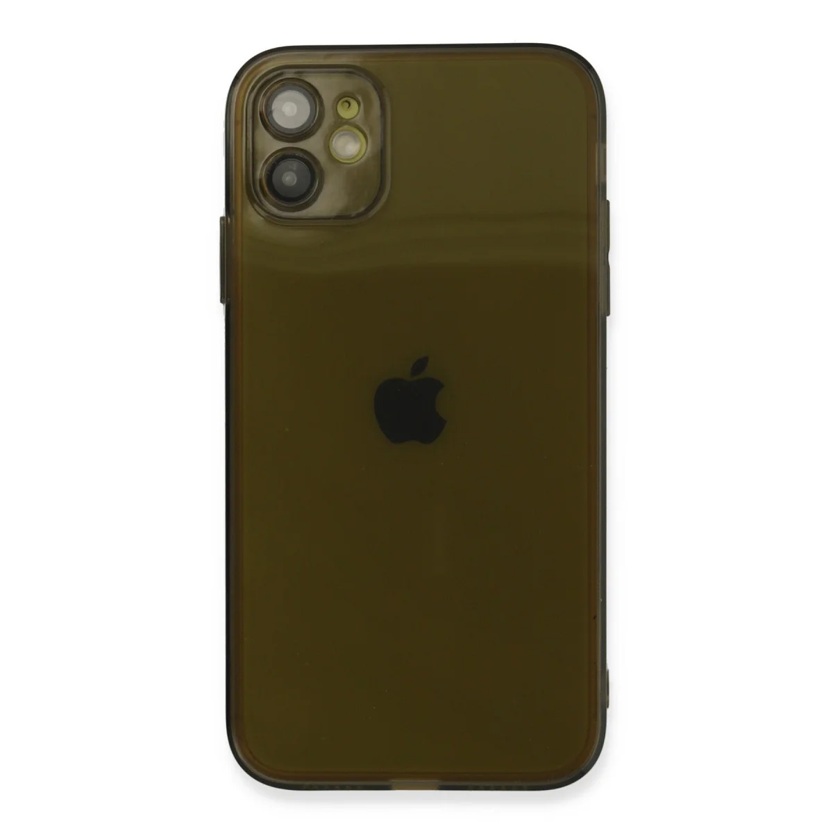Northcity iPhone 12 Fly Lens Silikon Kılıf - Siyah ve Ultra İnce