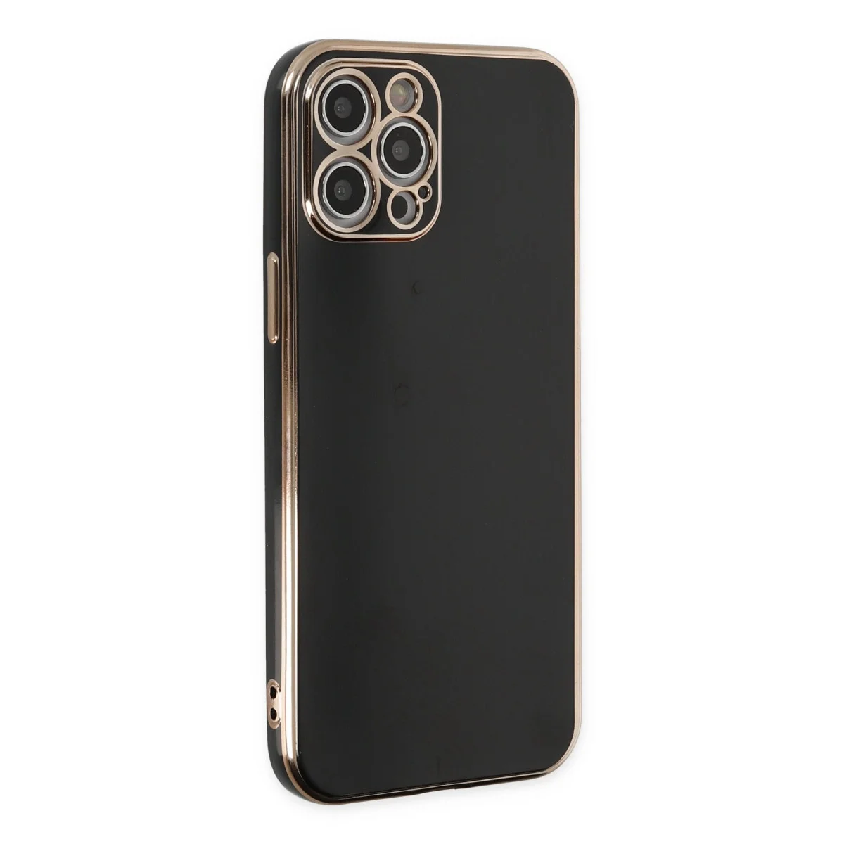 Northcity iPhone 12 Pro Silikon Kılıf Volet - Siyah