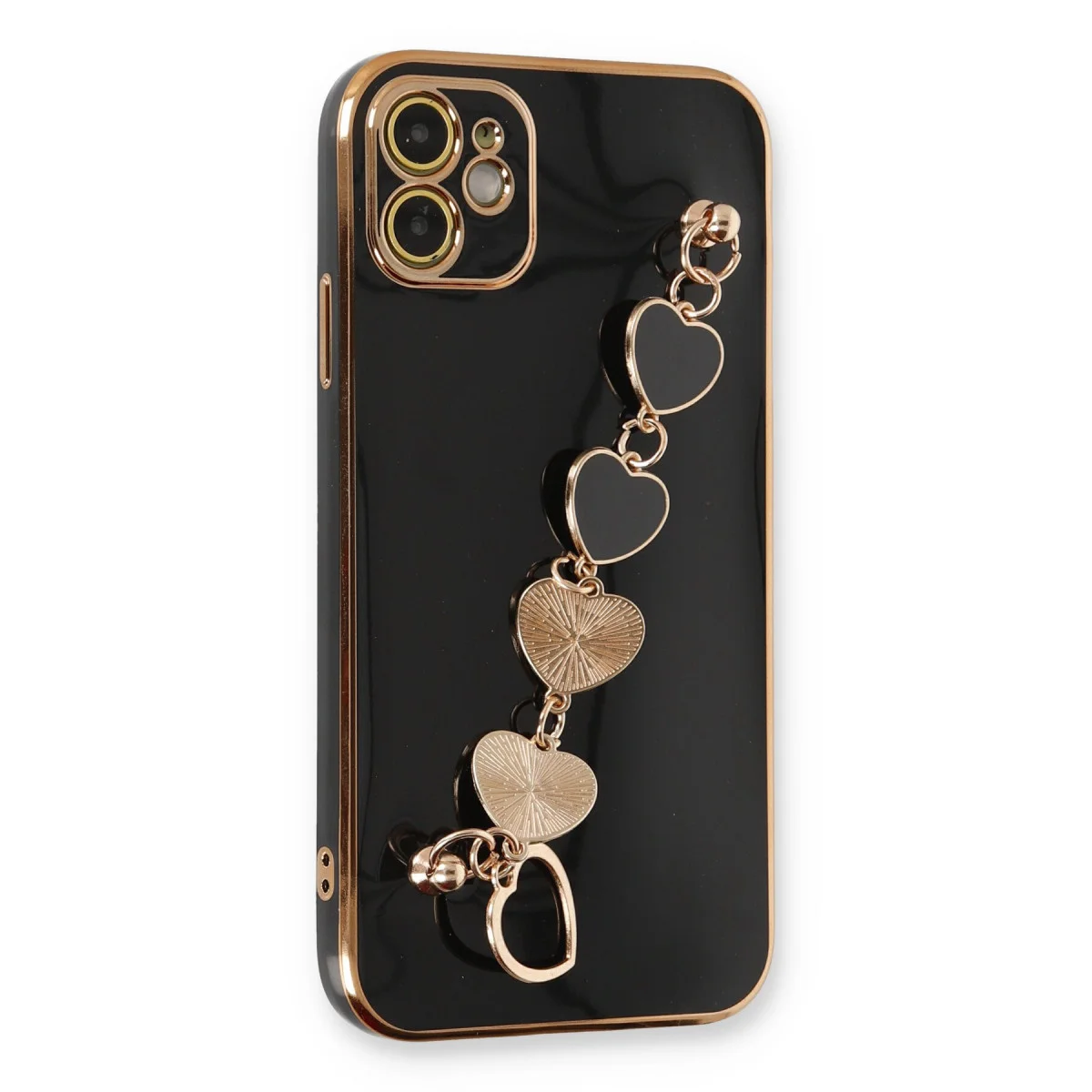 Northcity iPhone 12 Kılıf Silikon - Siyah, Esila Uyumlu, Şık ve Güçlü Koruması
