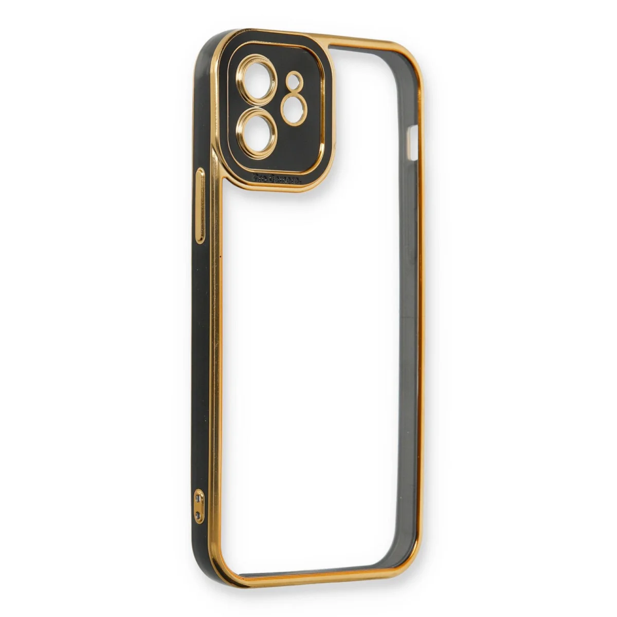Northcity iPhone 12 Liva Lens Silikon Kılıf - Siyah, Gelişmiş Koruma ve Tasarım