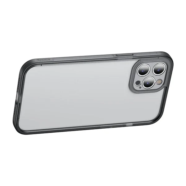 iPhone 12 Pro 6.1 Kamera Lens Koruyuculu Frame Kılıf - Darbeye Dayanıklı Şeffaf Silikon