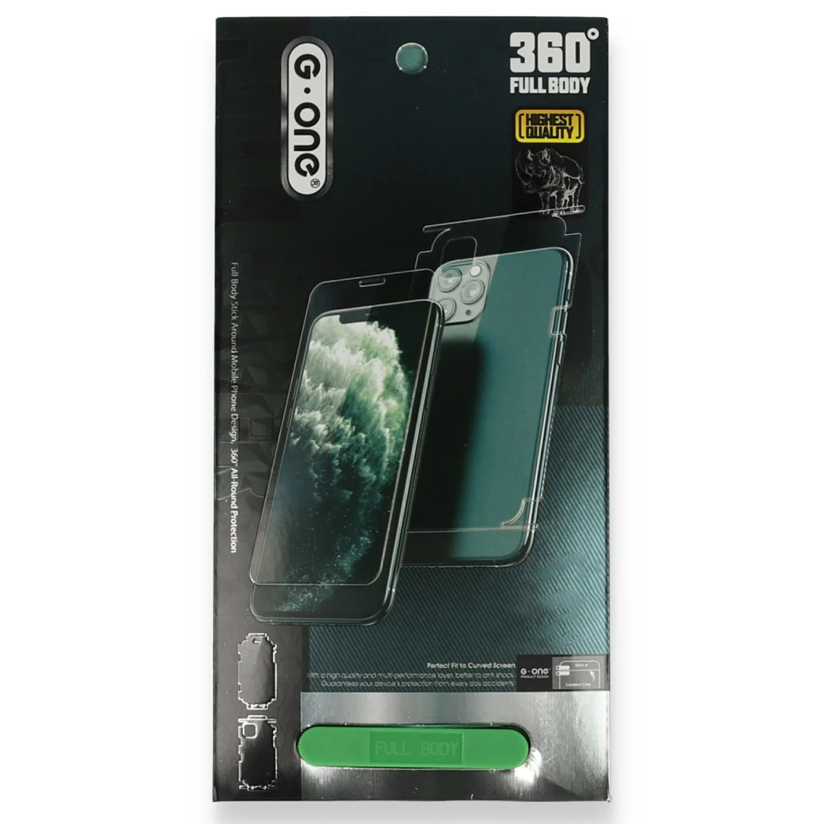 Northcity iPhone 12 Pro 360 Mat Full Body Arka Korumak - Murdar Tutmaz ve Darbe Emici Kılıf