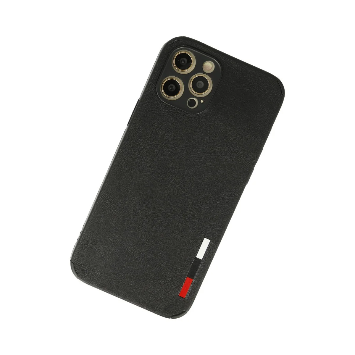 Northcity iPhone 12 Pro Max Deri Silikon Kılıf - Siyah