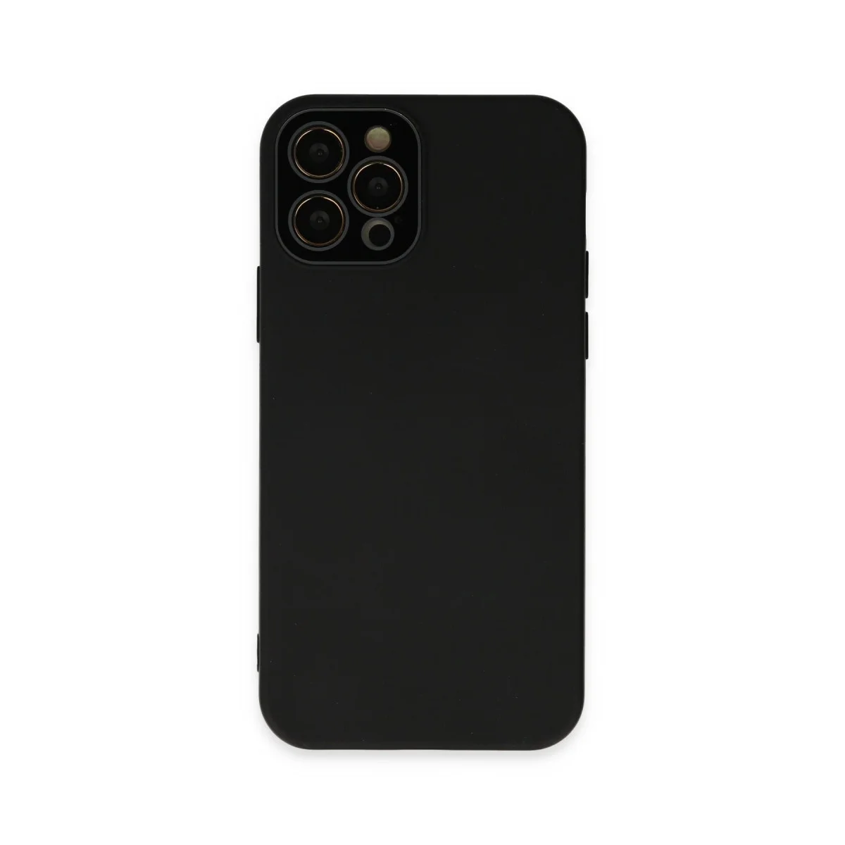 Northcity iPhone 12 Pro Max Kılıf Lansman Glass Siyah - Çizilmeme Garantili Mükemmel Kalkan