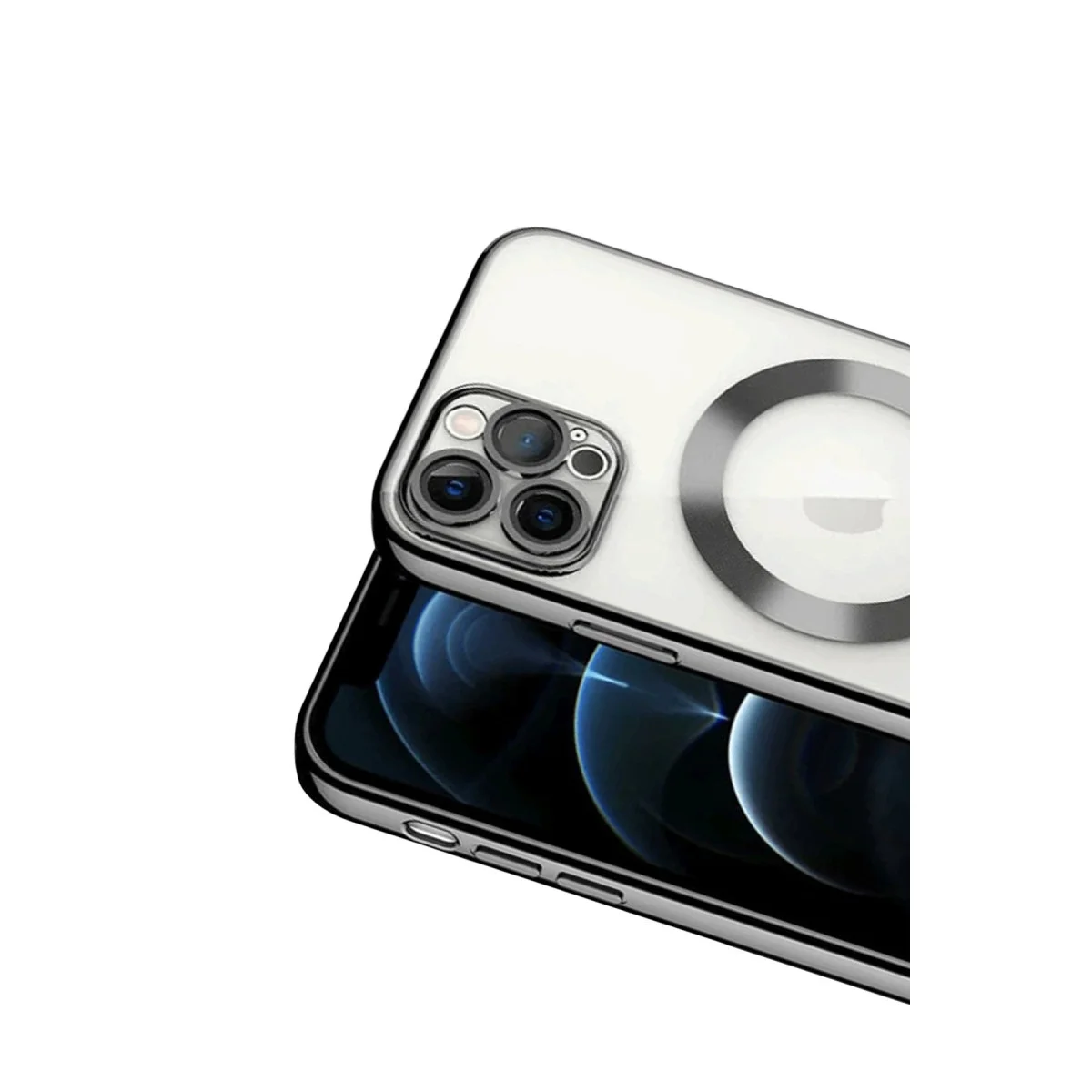 Northcity iPhone 13 Pro Kılıf Kross Magneticsafe - Ultra Şeffaf, MagSafe Uyumlu ve 1mm Hafif