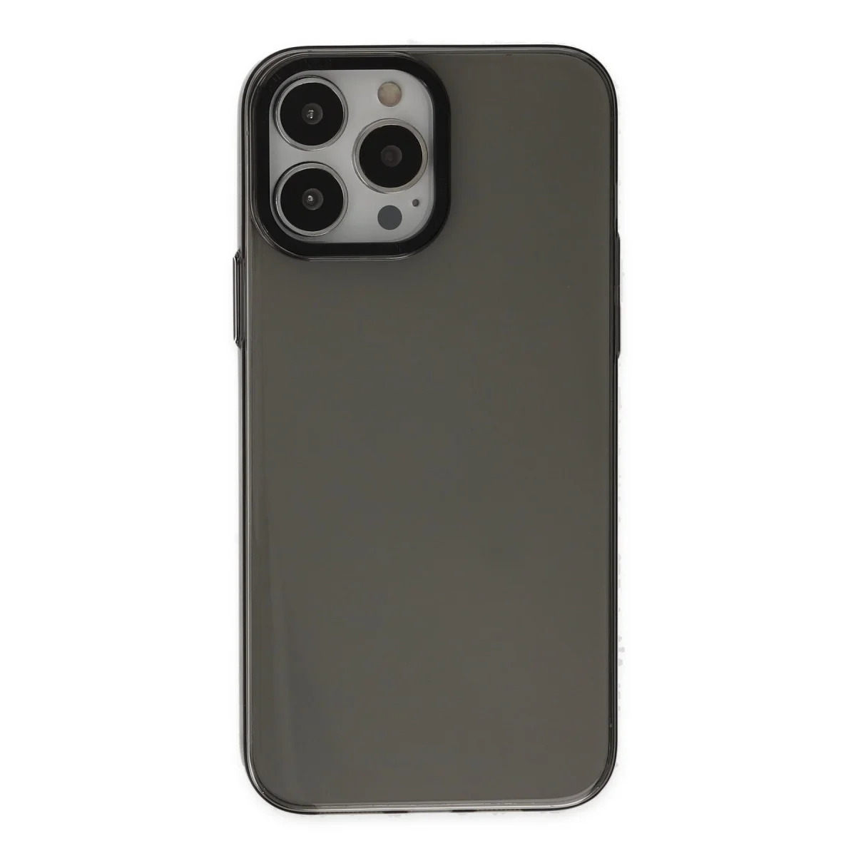 Northcity iPhone 13 Pro Max Anka PC Sert Metal Kapak - Siyah