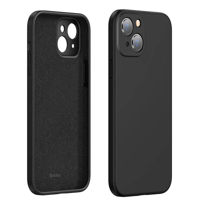 iPhone 13 6.1 Kılıf - Darbeye Dayanıklı Kadife Silikon Kamera Korumalı