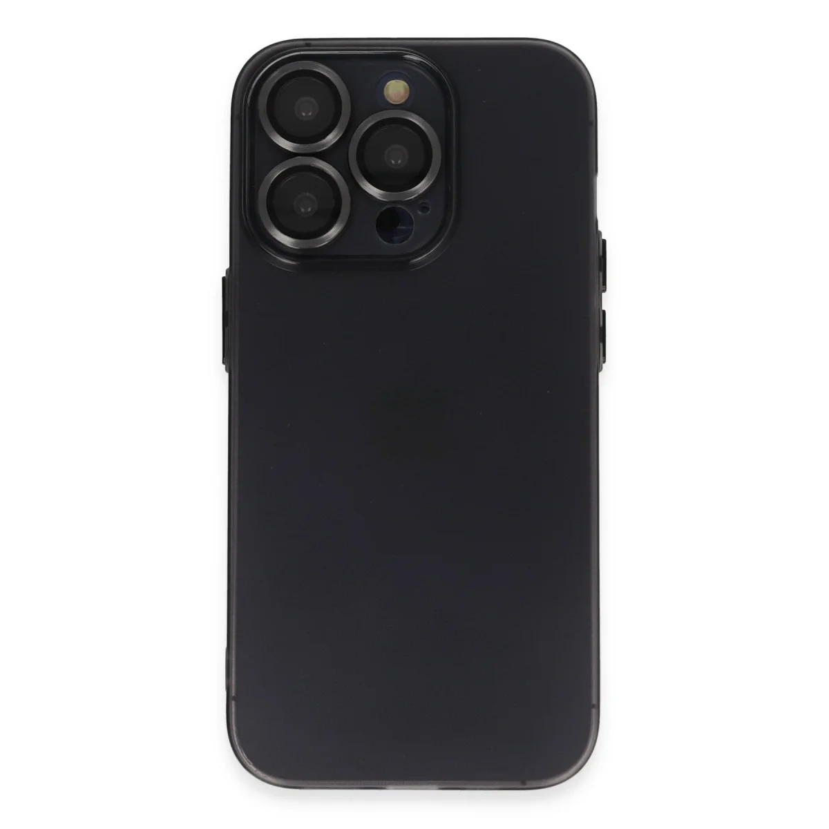 Northcity iPhone 13 Pro Silikon Kılıf - Siyah, Kırılma ve Çizilme Karşı Koruma