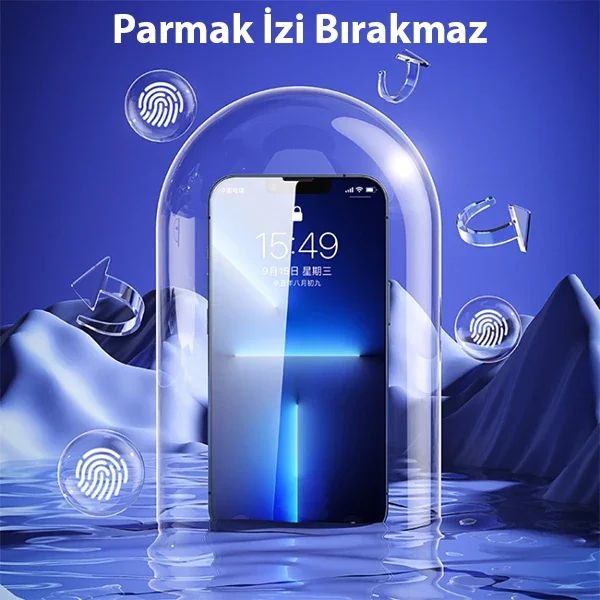 iPhone 13 Pro Max Full Kaplama Hidrojel Ekran Koruyucu – Çizilmelere Son!