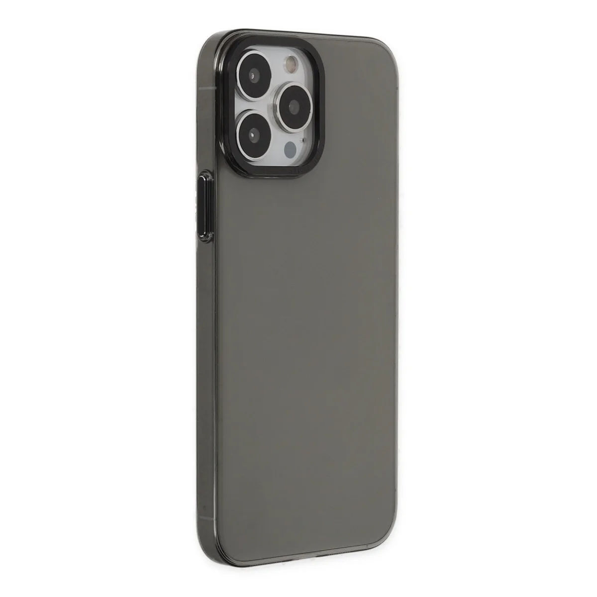 Northcity iPhone 13 Pro Max Anka PC Sert Metal Kapak - Siyah