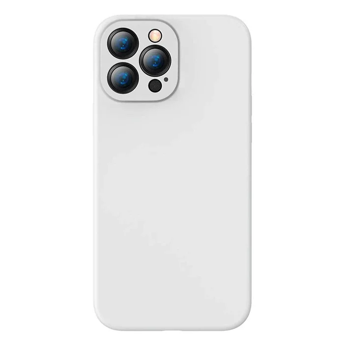iPhone 13 Pro Max Sıvı Silikon Kılıf - Kamera Korumalı Kadife Kaplanta