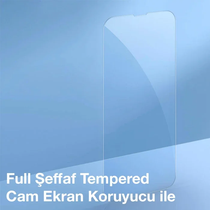 iPhone 13 Pro Magsafe Silikon Kılıf & Kırılmaz Cam Set – Şarjı Kesmeden Tam Koruma