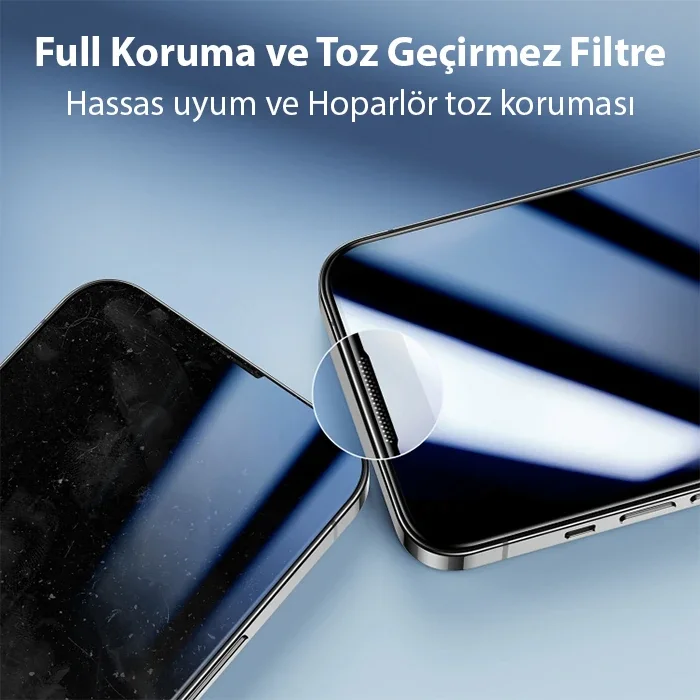 iPhone 14 Pro Kırılmaz Cam Ekran Koruyucu 9H Full HD