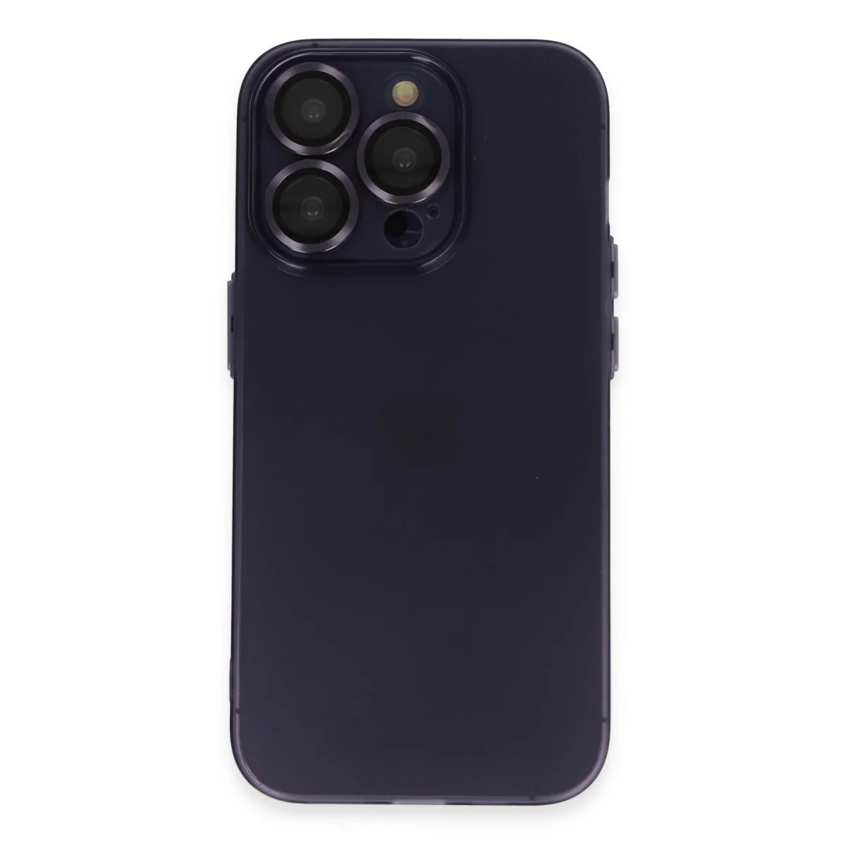 Northcity iPhone 14 Pro Max Silikon Kılıf Luko Lens Siyah
