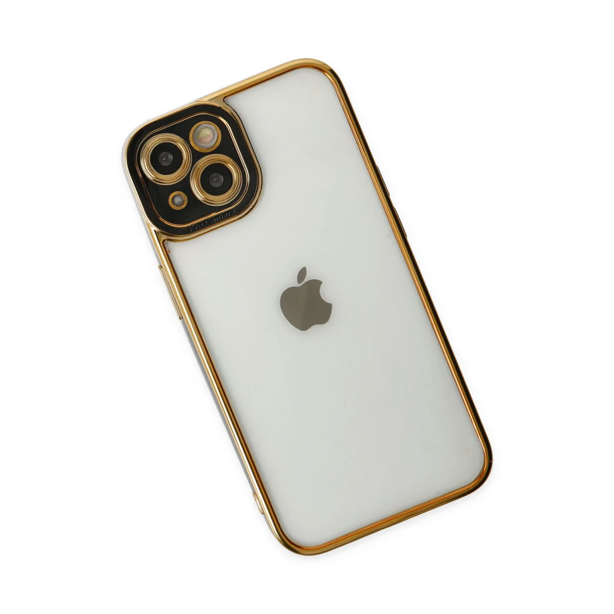 Northcity iPhone 14 Plus Silikon Kılıf - Siyah Liva Lens Koruması