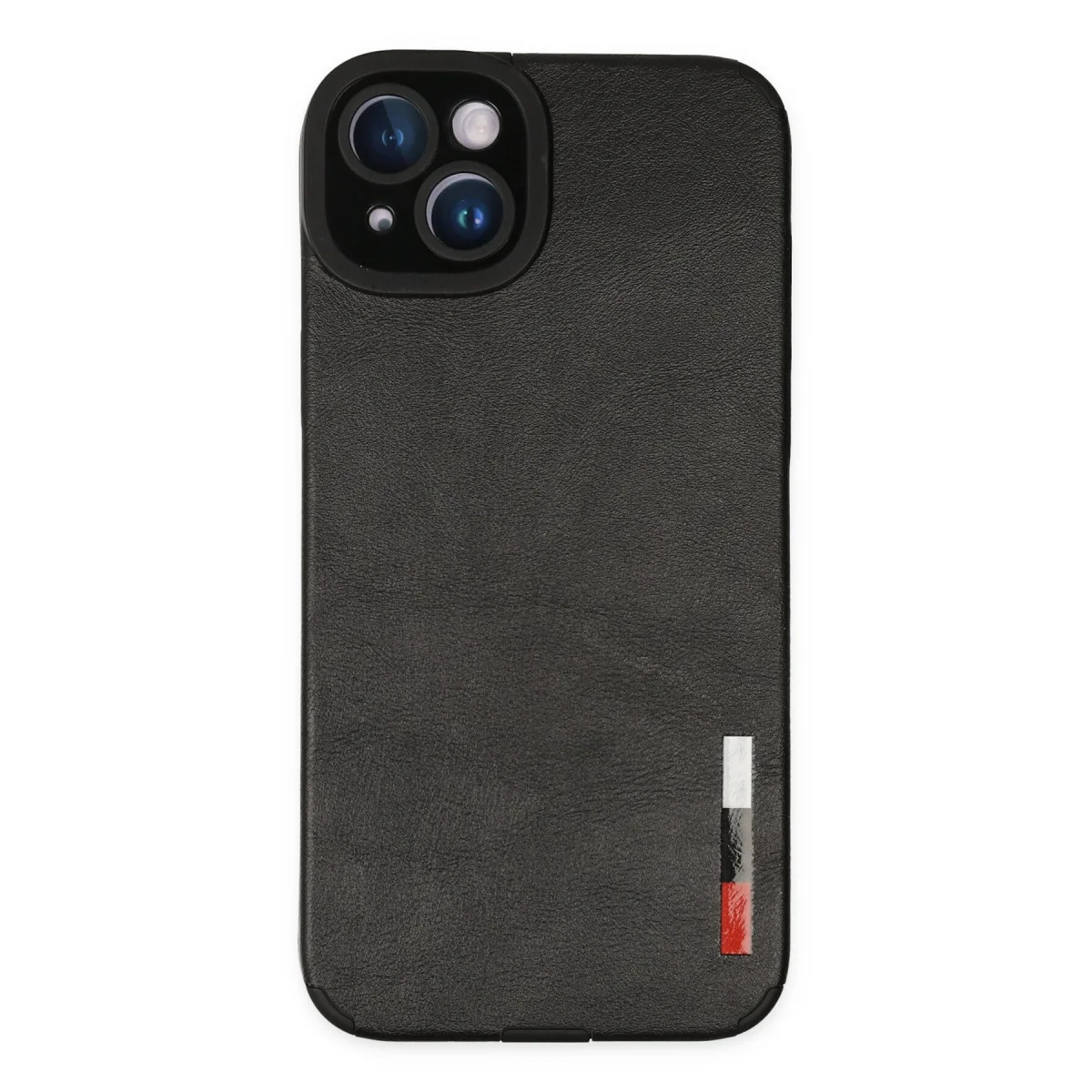 Northcity iPhone 14 Plus Deri Silikon Kılıf - Siyah (Tam Koruma ve Rahatlık)