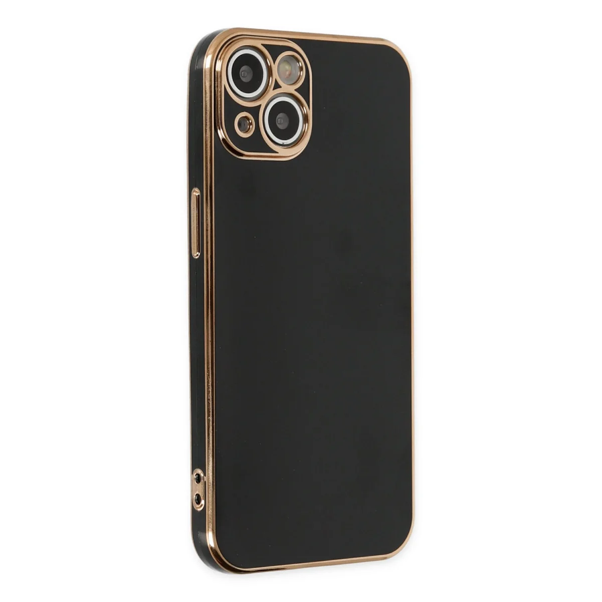 Northcity iPhone 14 Plus Volet Silikon Kılıf - Siyah (Şık Tasarım ve Tam Koruma)