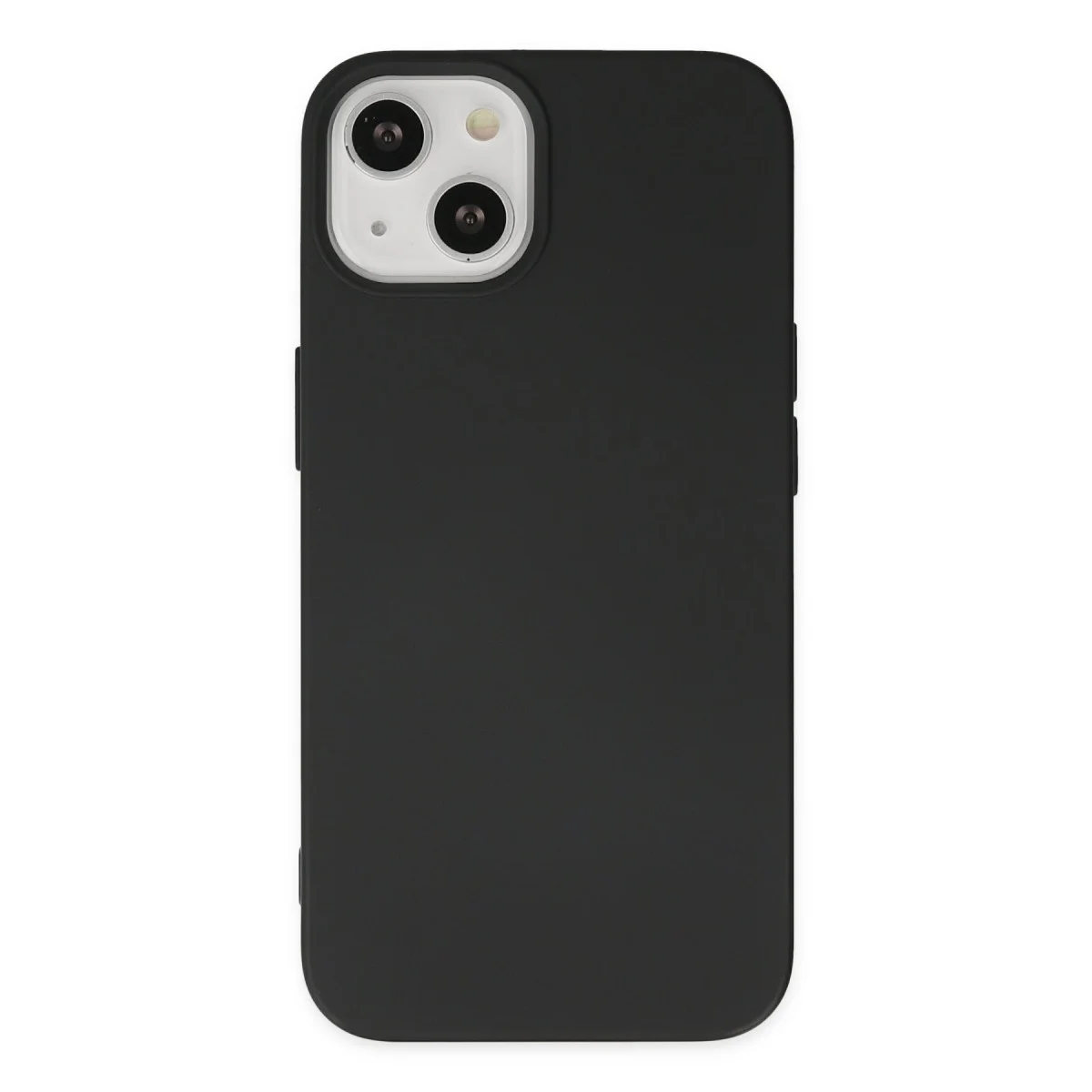 Northcity iPhone 14 Plus Nano İçi Kadife Silikon Kılıf - Siyah