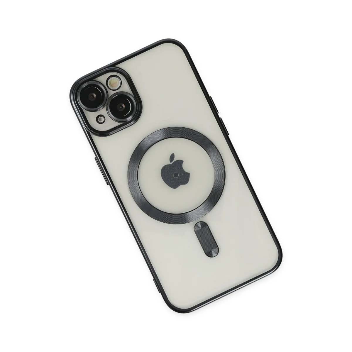 Northcity iPhone 14 Kross Magneticsafe Kapak - Siyah, Ultra Şeffaf ve Parlak MagSafe Kılıfı