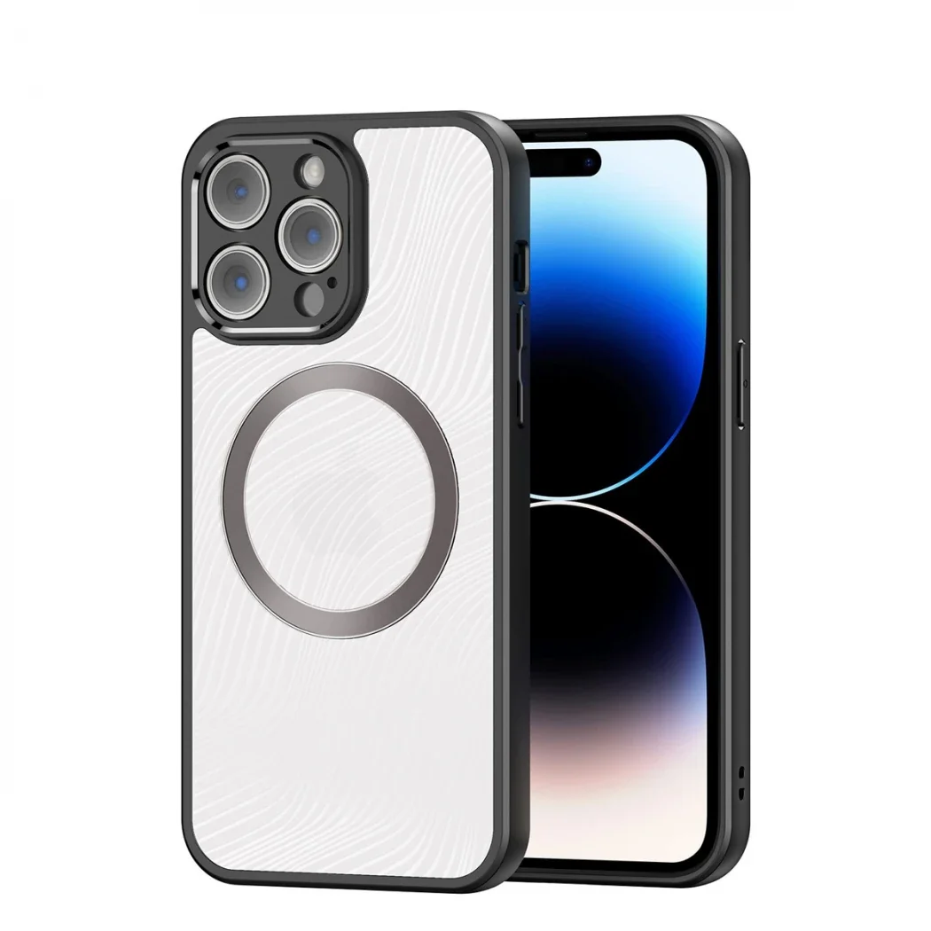 iPhone 14 Pro Max MagSafe Kılıf 2. TpU PC Darpan Buzlu Sert 5775
