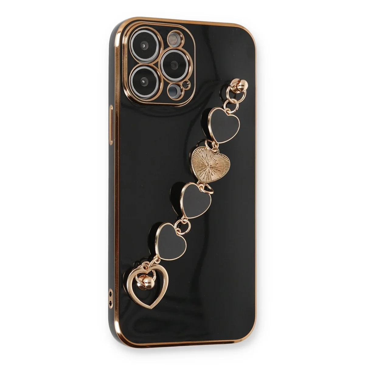 Northcity iPhone 14 Pro Kılıf Esila Silikon - Siyah, Şık ve Dayanıklı Kılıf