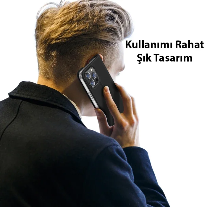 iPhone 14 Pro 6.1 Kapaklı Kılıf – Darbeye Dayanıklı PU Deri Flip Cover