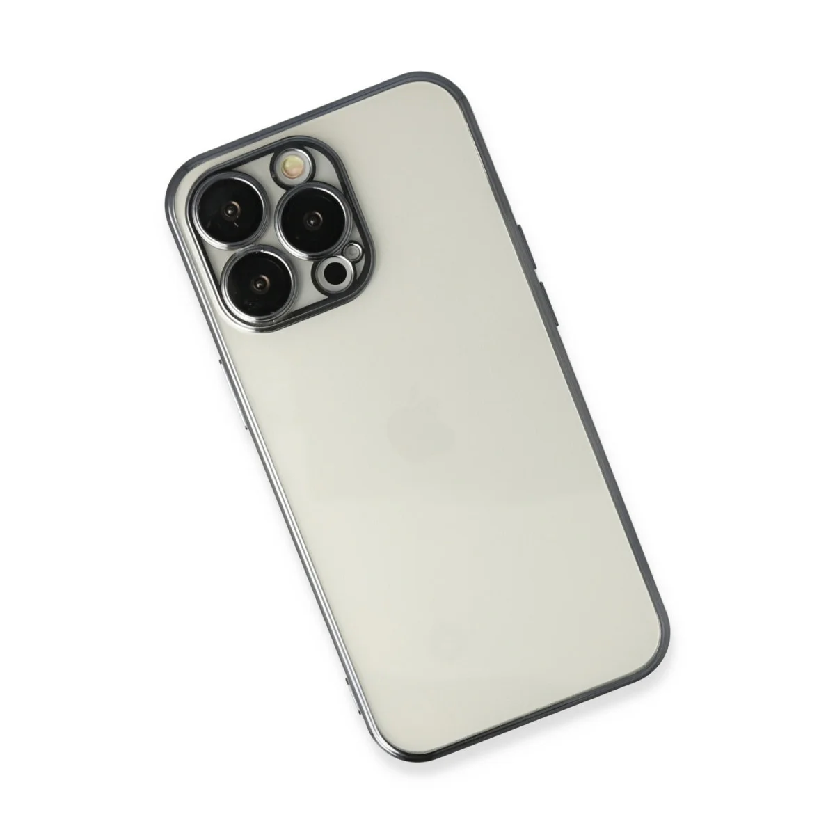 Northcity iPhone 14 Pro Kılıf - Razer Lensli Silikon Siyah Kamera Koruma
