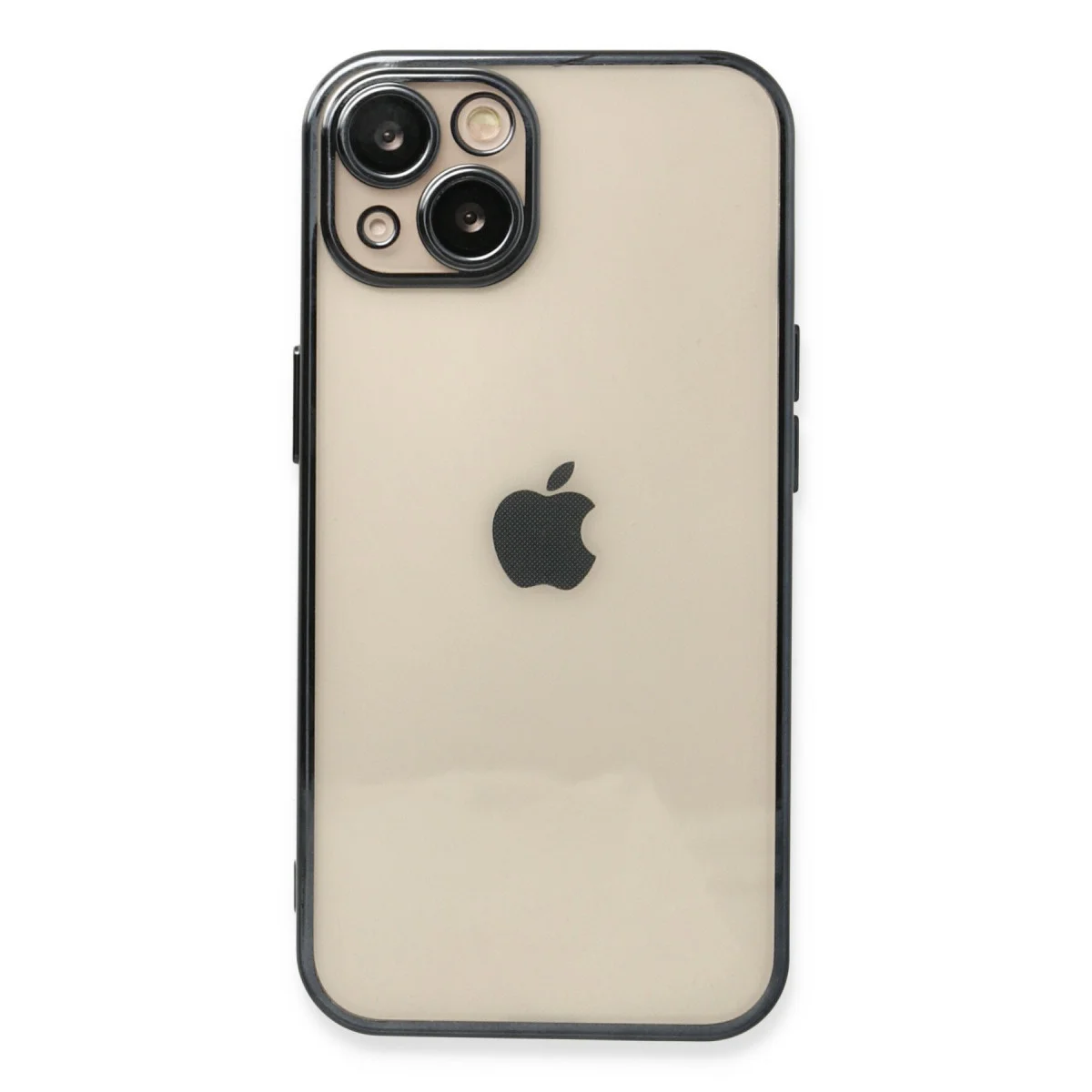 Northcity iPhone 14 Plus Kılıf Razer Lensli Siyah Silikon - Estetik ve Maksimum Koruma