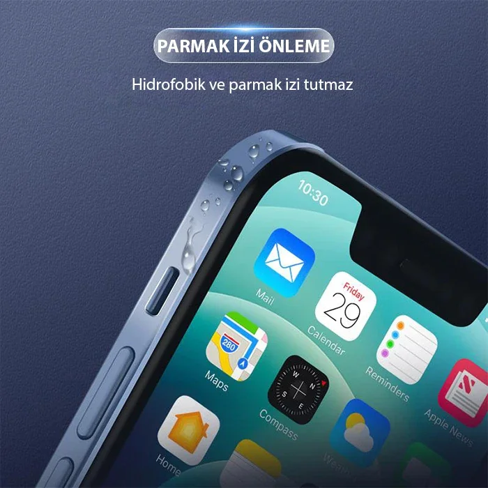 iPhone 14 Pro Yan Kenar Hidrojel Koruyucu Film - Çizilmelere Karşı Ultra İnce 0.15 mm