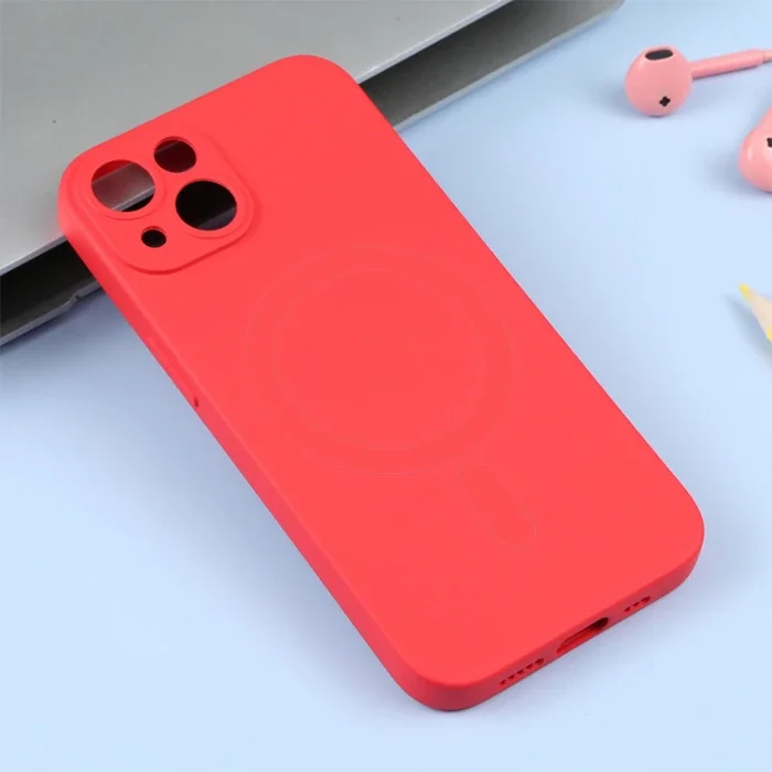 iPhone 14 6.1" Liquid Silikon Kılıf Magsafe Uyumlu – Çizilmelere Karşı Ultra Koruma