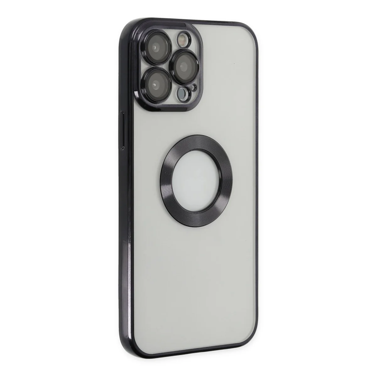 Northcity iPhone 14 Pro Slot Silikon Kılıf - Siyah, Elden Kaymaz ve Çizilmez Koruma