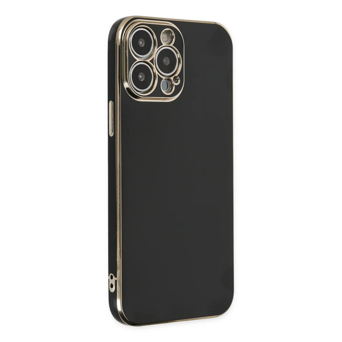 Northcity iPhone 14 Pro Volet Silikon Kılıf - Siyah (7 Renk Seçeneği) - Premium Koruma