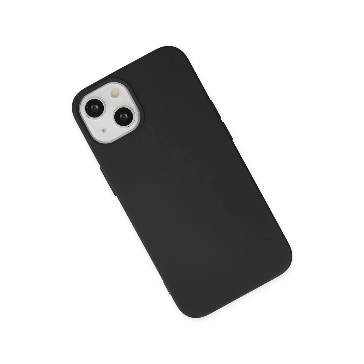 Northcity iPhone 14 Plus Nano İçi Kadife Silikon Kılıf - Siyah