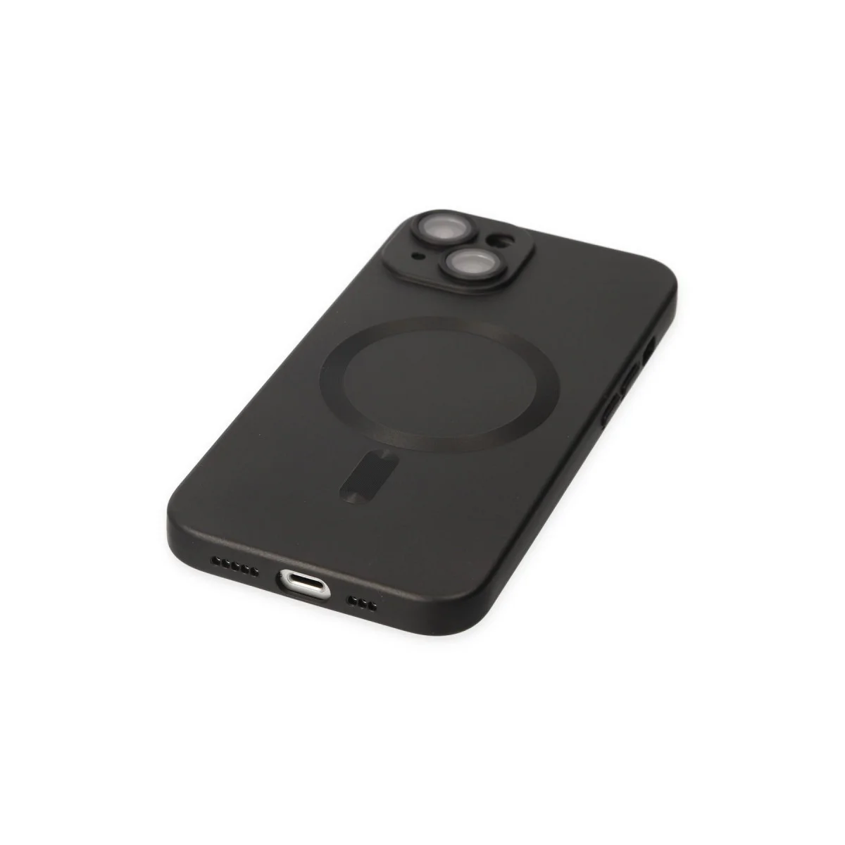 Northcity iPhone 14 Plus Kılıf - Moshi Lens Magneticsafe Silikon Kılıf - Magsafe Uyumlu Ekran Koruyucu
